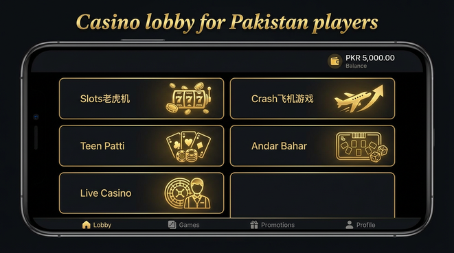 Lobby view of slots786 for Pakistan users - 4